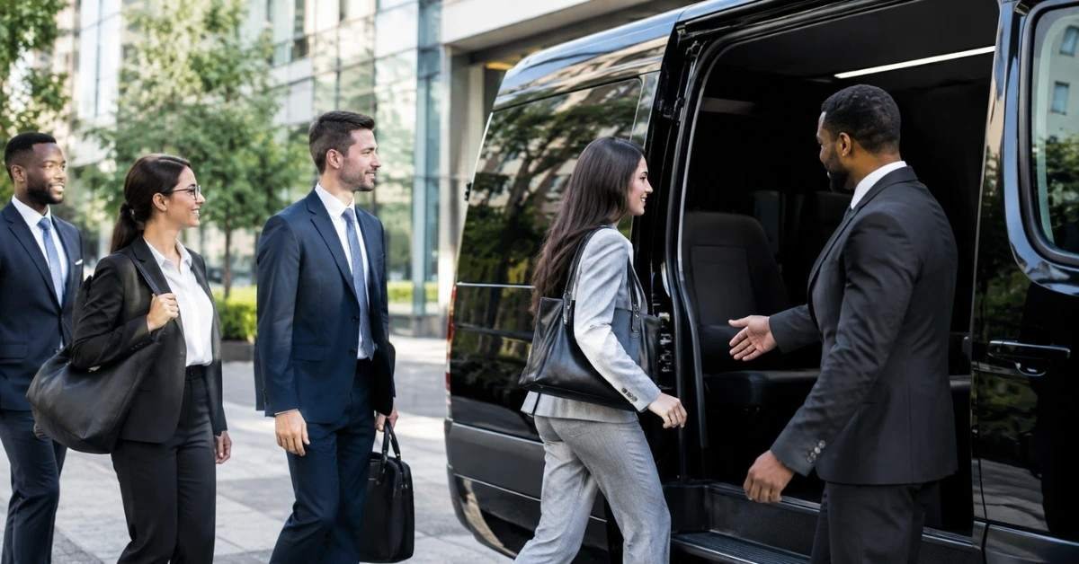 Large corporate event transportation